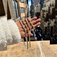 Chaîne maille cubaine Miami Hip Hop en argent sterling 925 plaqué or avec moissanite glacée 6,5 mm, sans nickel, boîte à bijoux, fiançailles