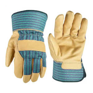Guantes de Seguridad de Cuero Vacuno de Alta Calidad, Cuero Genuino, Cuero de Gamuza - Product Image 3