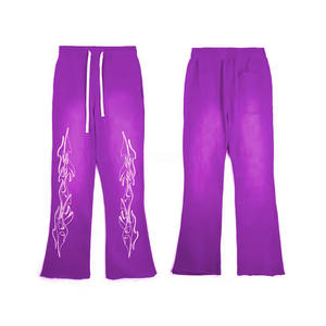 กางเกงซับเหงื่อผ้าคอตตอนซักแบบมีกรดไซส์ใหญ่พิเศษเสื้อผ้าผู้ชายทันสมัย - Product Image 1