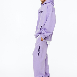 Conjunto de chándal de 2 piezas personalizado, chándal deportivo de algodón barato - Product Image 3