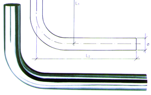 Tubo di Scarico Sottolavabo Curvo 90 mm 30 mm. 150x250 - Product Image 1