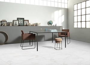 STATUARIO GOLD 600x1200mm Estilo europeo Mármol pulido Madera Travertino Granito Casa moderna Azulejos de porcelana rústica de alto brillo - Product Image 3
