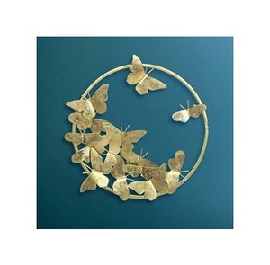 Precios de venta baratos colgantes de pared de Metal decoración de pared arte de pared de aluminio para el hogar Hotel sala de estar de lujo hecho a mano de La India - Product Image 2