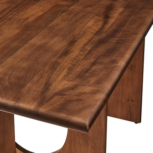 Mesa de Comedor de Madera de Mango Sólida de Diseño Moderno con Patas Plegables y Tablero Rectangular, Tamaño Personalizado, Estilo Industrial para Hogar, Cocina y Restaurante - Product Image 5
