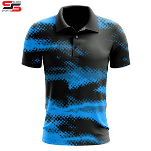 Diseño de impresión de alta calidad elástico Allover Oem logotipo personalizado impreso sublimado Floral Golf Polo camisa personalizada Polos - Product Image 4