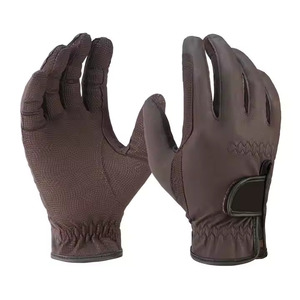 Gants d'équitation en cuir véritable Super Grip Gants d'équitation multicolores doux et confortables Gants d'équitation d'hiver pour femmes - Product Image 5