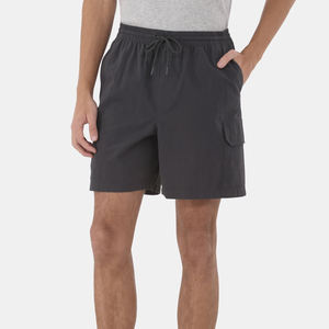 <b>Men's</b> Summer Heavyweight Super 100% Cotton 300gsm <b>Camouflage</b> Cargo <b>Shorts</b> Customizable Elastic Waist Closure Woven Solid Pattern - Product Image 6