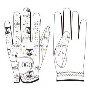 Guantes de golf de nuevo diseño para hombres, guantes de golf antideslizantes ligeros de cuero Cabretta duraderos para zurdos a la venta - Product Image 2