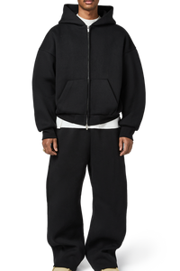 ชุดวอร์มโอเวอร์ไซส์สำหรับผู้ชายชุดวอร์มปักลายสำหรับเล่นกีฬาฟิตเนส - Product Image 4