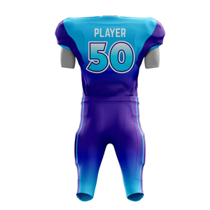 2024 vente en gros jeunesse maillot de Football américain uniforme 100% Polyester haute qualité conception personnalisée chemises ensembles XL respirant - Product Image 3