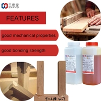 Kekuatan ikatan yang baik perekat kayu dua komponen Epoxy Resin AB lem untuk perakitan kayu