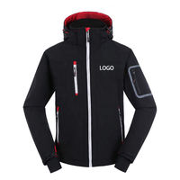 Veste Softshell Formelle Légère Imperméable Coupe-Vent Col Montant Randonnée en Plein Air Camping Chaude Durable Logo Personnalisé Hommes Femmes