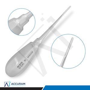 Elevador de Raíces Dentales Recto de 2 mm, Acero Inoxidable, Instrumento de Precisión Quirúrgico Médico Oral para Laboratorio Dental, Herramienta de Extracción Dental - Product Image 3