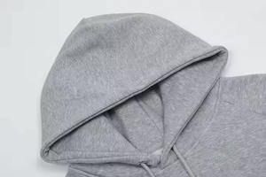 Vente en gros de sweats à capuche pour hommes sweat à capuche personnalisé imprimé pull uni surdimensionné 100% coton sweat à capuche de haute qualité - Product Image 5