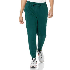 กางเกงวอร์มทรงตรงขาบานผ้าฝ้ายหนานุ่มสำหรับฤดูหนาว กางเกงทรงสแตก กางเกงคาร์โก้ทรงหลวม สไตล์สปอร์ต กางเกงจ็อกเกอร์ผู้ชาย - Product Image 1