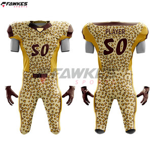 Uniforme de sublimation d'uniforme de football américain de haute qualité avec votre uniforme américain imprimé de logo - Product Image 4