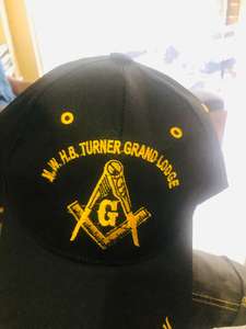 MASONIC CAPS BASEBALL CAPS MASTER MASON CAPS BLACK - Product Image 3