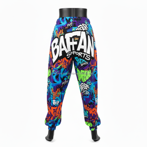 Heavy Fleece Jogger Pant 320 GSM Tela de mezcla de algodón Ropa de invierno cómoda Logotipo personalizado Pantalones de hombre lavados con diamantes de imitación - Product Image 2