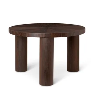 현대 디자인 천연 나무 커피 테이블 OEM 맞춤형 거실 목재 가구 개인 라벨