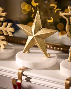 Porte-bas décoratif en fer avec finition vintage idéal pour les décorations de Noël à la ferme et les vibrations de la maison en hiver - Product Image 4