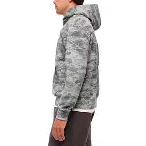 Sudadera con Capucha Personalizada con Cierre, 100% Algodón French Terry, para Hombre, Casual, Invierno, Resistente al Viento, Impermeable, Transpirable, 410g, Corte Regular, Alta Calidad - Product Image 4