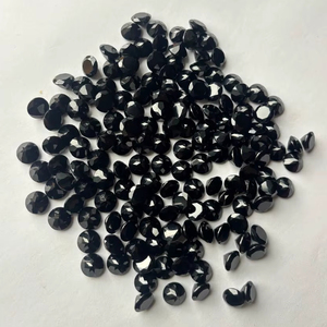 Fabricante directo de la India Sami Gems Hub Hecho a mano Espinela negra natural Facetada Corte redondo Pulido Marrón Piedra preciosa suelta - Product Image 5