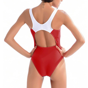 Nouveau une pièce taille haute pleine longueur Sexy Push maillots de bain femmes imprimé maillot de bain respirant séchage rapide été Fitness ensemble - Product Image 4