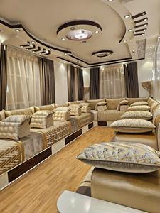 Sofá estilo Majlis árabe, diseño clásico, elegante conjunto para sala de estar, asientos de esquina de lujo, diseño que ahorra espacio - Product Image 2