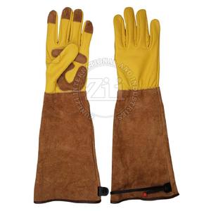 Gants de soudage en cuir de meilleure qualité Taille XL Anti-Impact Antidérapant Imperméable Anti-Coupure Résistant au feu Respirant Conception personnalisée - Product Image 1