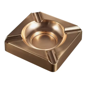 Cenicero de Metal decorativo de diseño y hecho a mano para sala de estar Artesanía decorativa moderna en la India con alta calidad a un precio razonable - Product Image 6