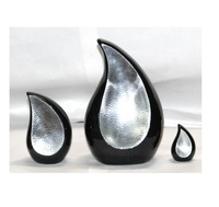 Urne funéraire moderne de style américain de haute qualité de la marque ZHE, en forme de goutte d'eau, pour cendres humaines et animales, capacité de plus de 50cc, logo accepté