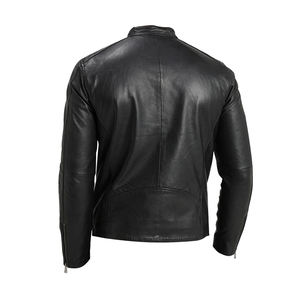 2022 última llegada elegante chaqueta de cuero genuino para hombres Chaqueta de punto de invierno de moda - Product Image 2