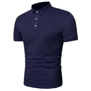 Polos tendance pour hommes en coton de haute qualité, polos de golf grande taille Chemises polo d'affaires décontractées en coton grande taille pour hommes - Product Image 5