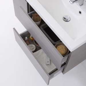 Mobile Bagno Moderno da Parete Design Italiano 90 cm di Larghezza Profondità Ridotta - Product Image 4