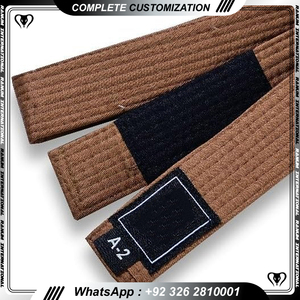 Cinturones Bjj Cinta de color personalizada Cinturón Bjj en contraste - Product Image 3