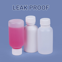 Bouteille en plastique PE de 100ml avec bouchon à vis Conteneur de liquide Bouteille de réactif chimique Toux Bouteille de stockage Siro Fabricant du Vietnam