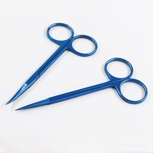 กรรไกรเย็บลิสเตอร์สีมีหูจับแบบหยดน้ำค้างอุปกรณ์ทางการแพทย์ทำจากสแตนเลสคุณภาพสูง - Product Image 5