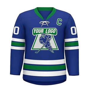 Vente en gros de maillots de hockey sur glace réversibles personnalisés-derniers vêtements d'équipe OEM de style avec maillots avec logo numérique - Product Image 3