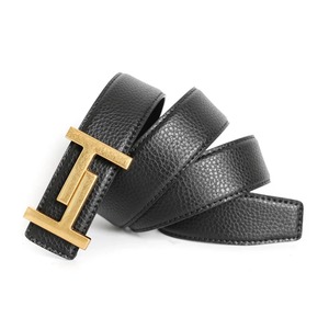 Cinturón de cintura de marca de diseñador de lujo para hombre, regalos de alta calidad para mujer, correa de vestido de cuero auténtico genuino para Jeans, cintura gris - Product Image 2