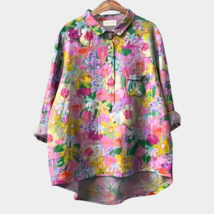 <span class=keywords><strong>เสื้อ</strong></span>แขนยาวพิมพ์ลายของผู้หญิง<span class=keywords><strong>เสื้อ</strong></span>ฮาวายแฟชั่นทันสมัยและทันสมัยสำหรับฤดูใบไม้ผลิ2025 - Product Image 5