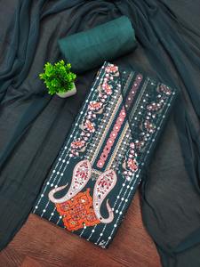 Neeta Creation de calidad premium sin costuras para mujer, traje Salwar con estampado de rayón puro, materiales reciclados reversibles elásticos para uso diario - Product Image 6