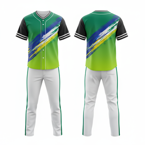Uniforme de Béisbol 2026, Nuevo Diseño, Secado Rápido, Transpirable, Malla Ligera, 100% Poliéster, Hecho a Medida, Unisex, Adulto, Cuello en V, Venta al por Mayor - Product Image 6