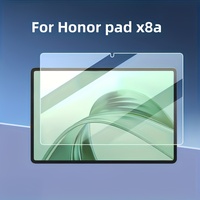 Un ensemble de 2 protections d'écran pour Honor Pad X8A avec écran de 11 pouces, dotées d'une dureté 9H résistante aux rayures et de verre trempé