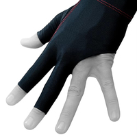 Guantes de Billar Personalizables de 3 Dedos, Transpirables, Antideslizantes, de Nailon/Poliéster, con Protección UV, Cierre de Gancho y Bucle, con Logotipo Personalizado