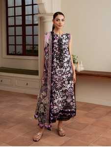 Winter Season Linen Printed 3-Piece Ready-to-Wear Wrinkle-Free Pakistani Salwar Kameez <b>Shawl</b> <b>for</b> Party High Quality Fabric AA - Product Image 3