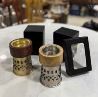 Conception personnalisée nouvelle boîte en bois porte-encens fait à la main Bakhoor Mubakhra brûleur pour la maison bureau mosquée parfum utilisation