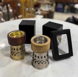Conception personnalisée nouvelle boîte en bois porte-encens fait à la main Bakhoor Mubakhra brûleur pour la maison bureau mosquée parfum utilisation - Product Image 1