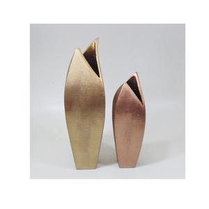 Golden Leaf Metal <b>Flower</b> Pots with Enamel Coating for Hotel and Livingroom Decorate Best Quality Metal <b>Flower</b> <b>Vase</b> at Low Cost - Product Image 6