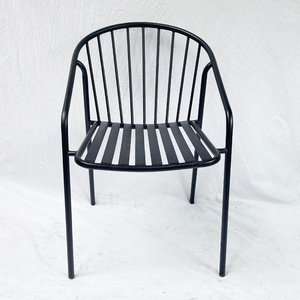Chaise de café en fer thermolaqué pour jardin GCF097 - Product Image 2