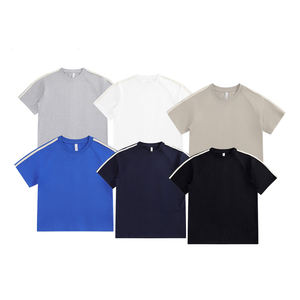 เสื้อยืดสำหรับผู้ชายเสื้อยืดผ้าฝ้ายสีปกติแขนสั้นลำลองสำหรับผู้ชายเสื้อยืดพิมพ์ดิจิตอล240GSM โลโก้ออกแบบได้ตามต้องการสำหรับฤดูร้อน - Product Image 5